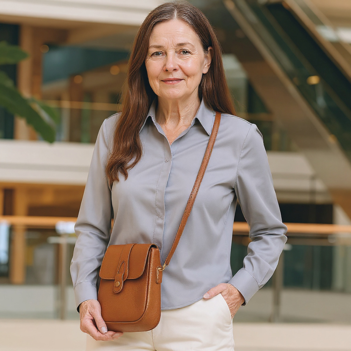 Evelyne - スタイリッシュなカジュアルショルダーバッグ