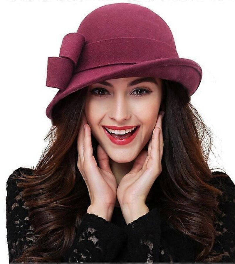 Magnolia - エレガントなブリム付きクロシェハット