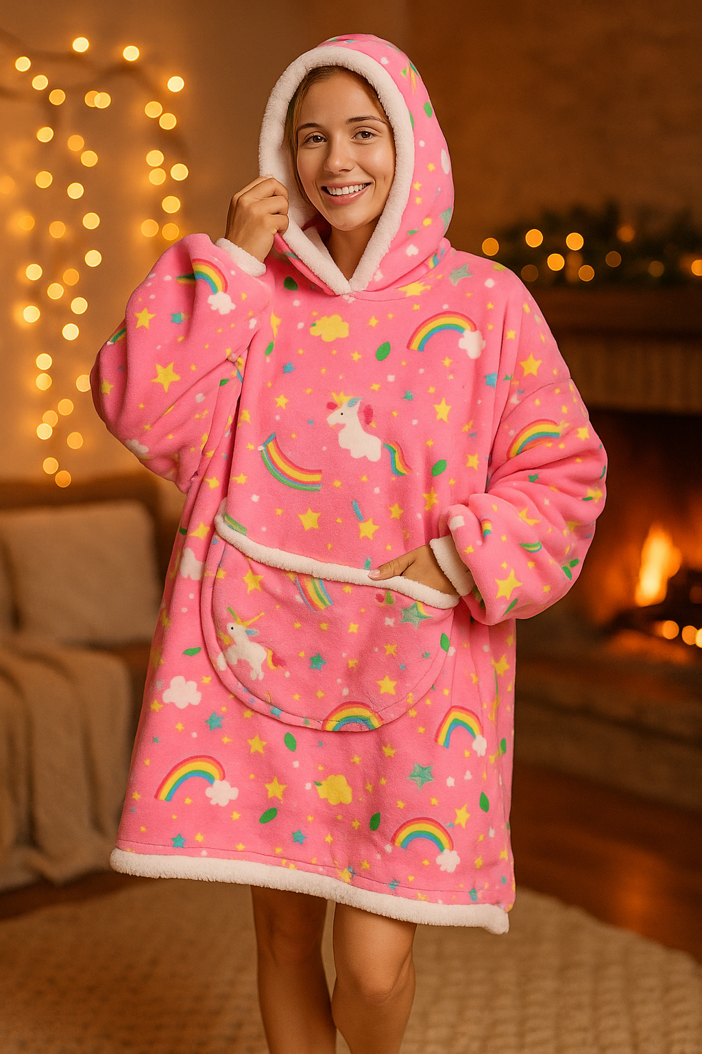 Kalira - スタイリッシュなフード付きブランケット