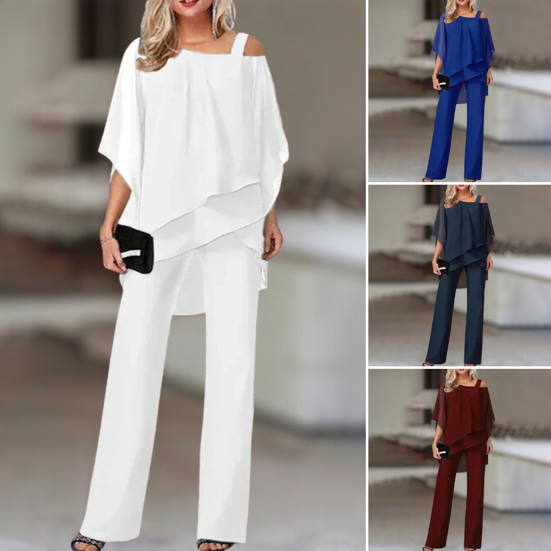 Danette - エレガントカジュアルツーピースセット