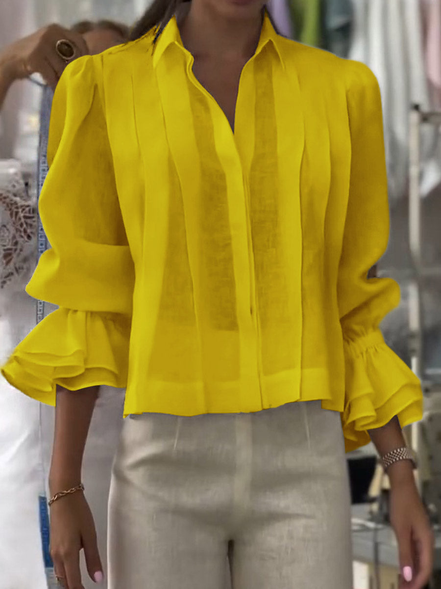 Karla - エレガントカジュアルブラウス