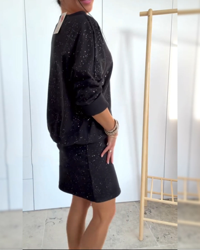 Meliorah - スタイリッシュカジュアルミニドレス