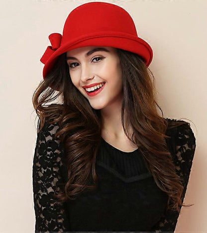 Magnolia - エレガントなブリム付きクロシェハット