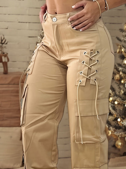 Zinia - スタイリッシュカジュアルパンツ