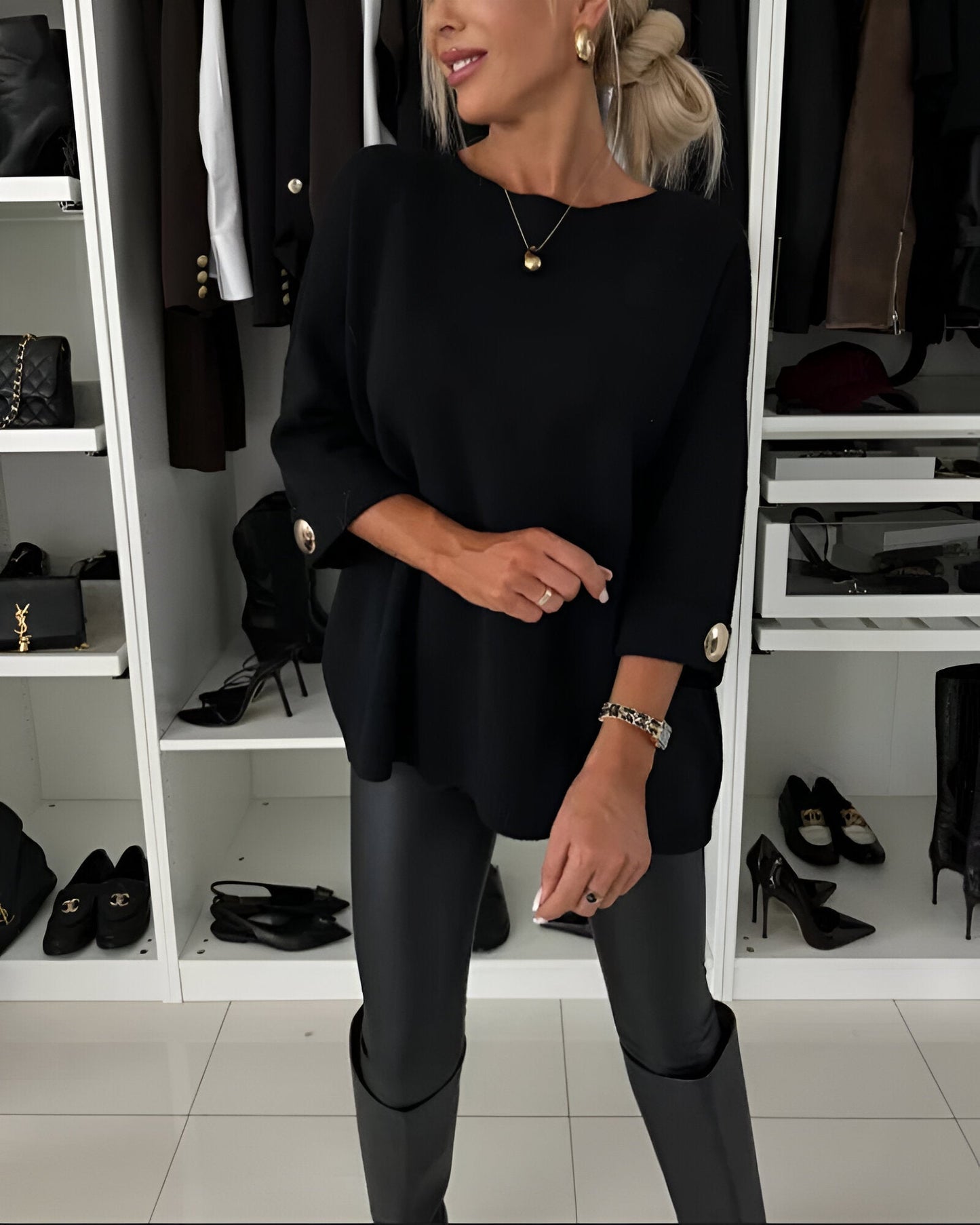 Janelle - エレガントカジュアルセーター