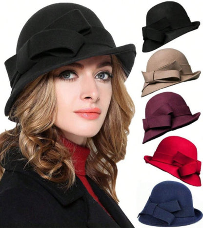 Magnolia - エレガントなブリム付きクロシェハット