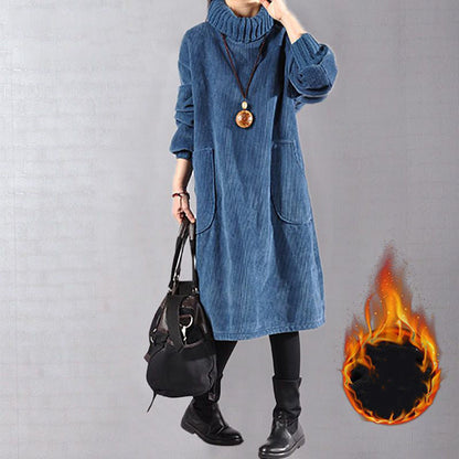 Brielyn - スタイリッシュなカジュアルミディドレス