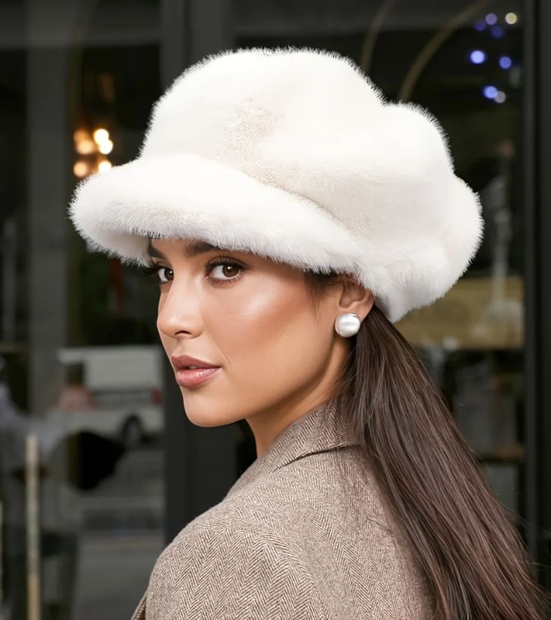 Tallina - フェイクファー ベレー帽