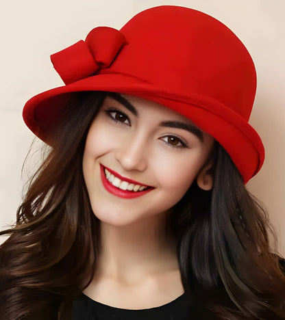 Magnolia - エレガントなブリム付きクロシェハット