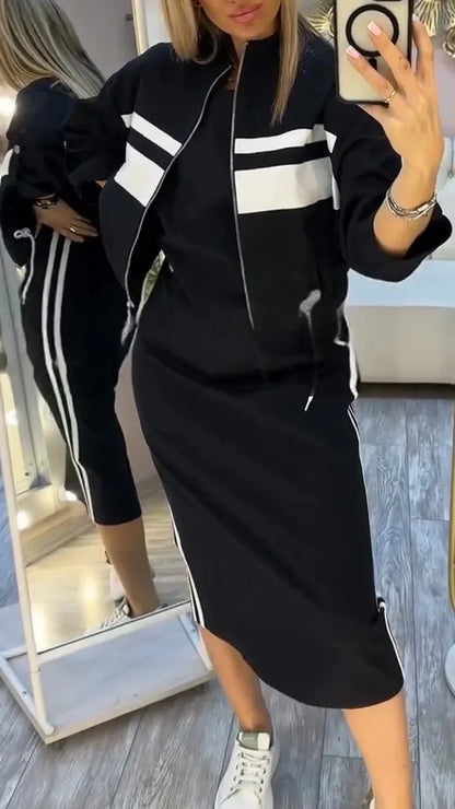 Charletta - スタイリッシュなカジュアル2ピースセット