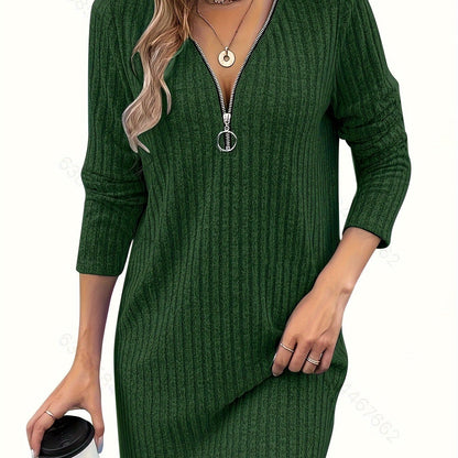 Aenora - スタイリッシュカジュアルミニドレス