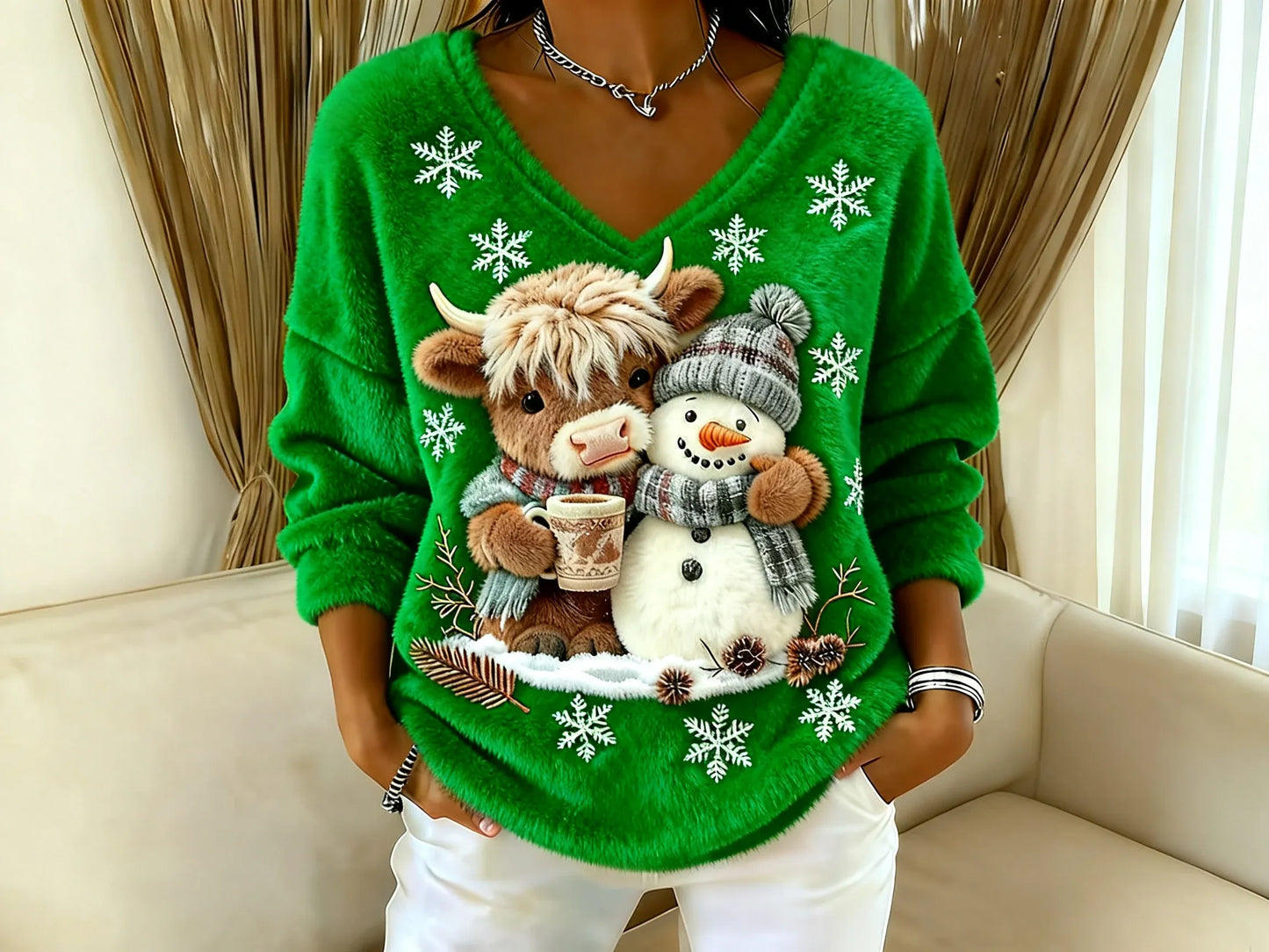 Lurena - スタイリッシュなカジュアルセーター