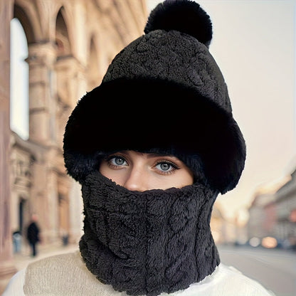 Elowira - ニットフードとネックカバー