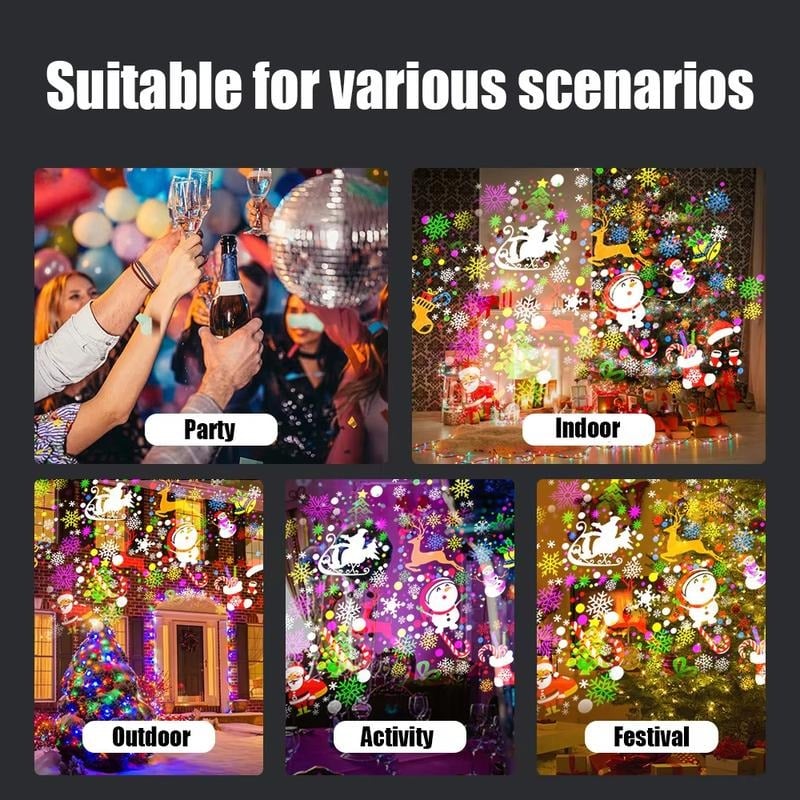 Zahara - クリスマス LED プロジェクションライト