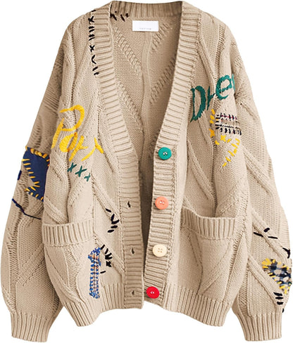 Nalani - カジュアルスタイルのおしゃれなカーディガン