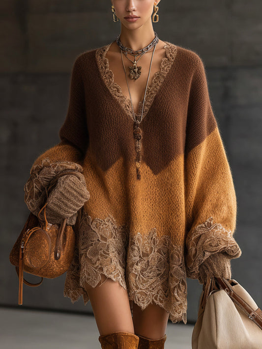 Addyson - スタイリッシュなカジュアルセーター ドレス