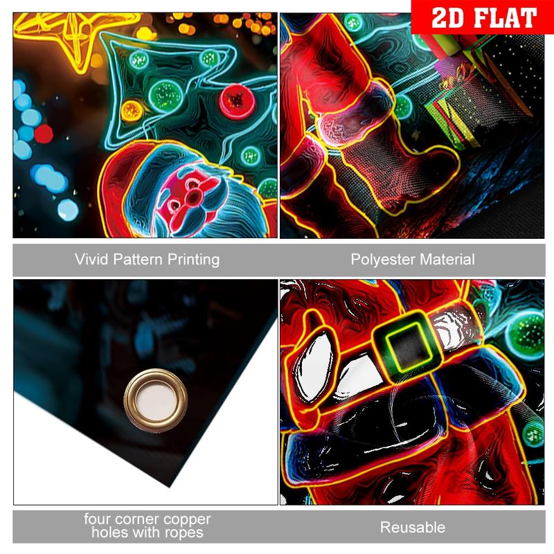 Caroline - クリスマスネオンドアバナー