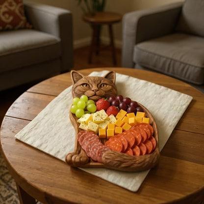 Wynonna - 猫のシルエットスナックボード