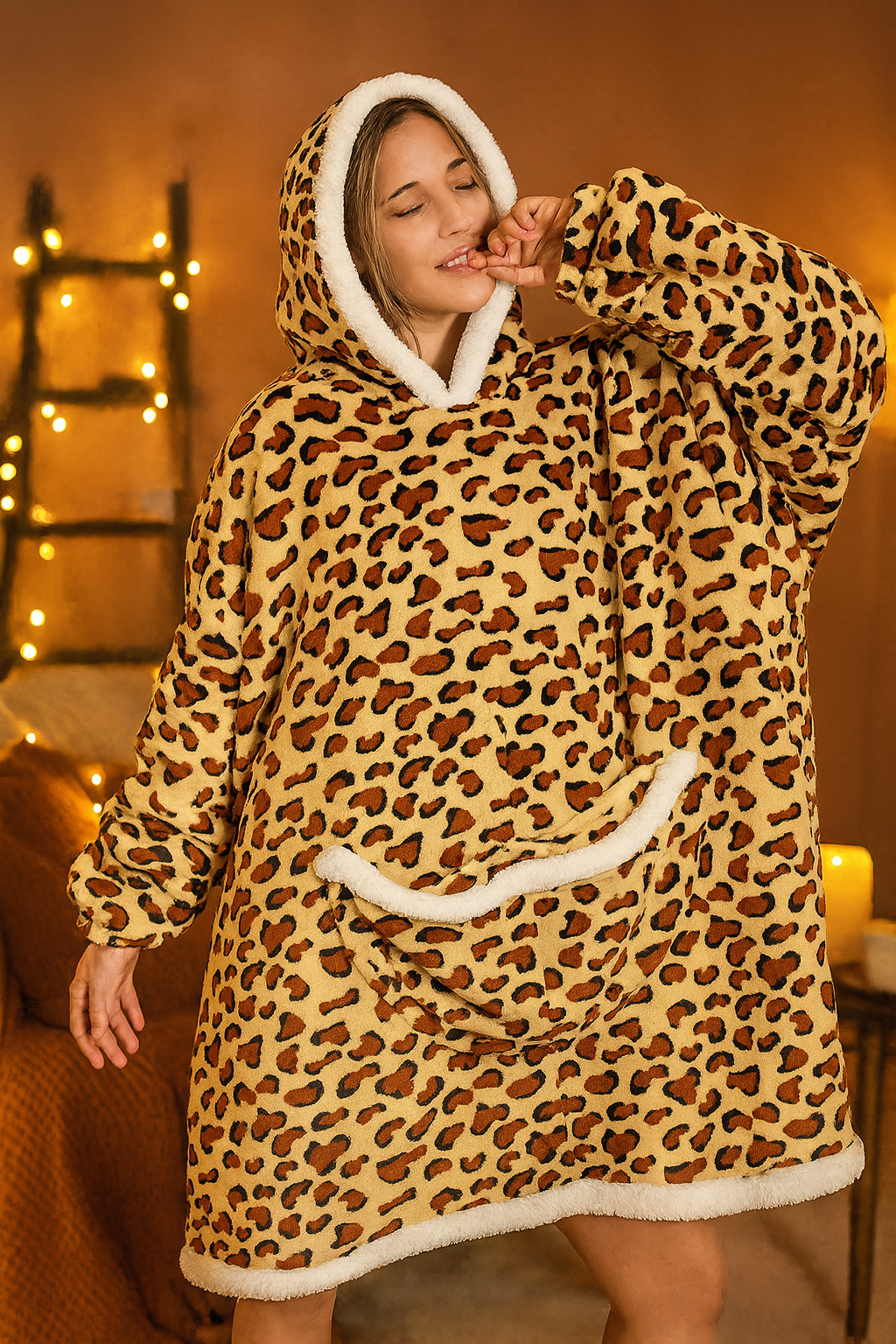 Kalira - スタイリッシュなフード付きブランケット