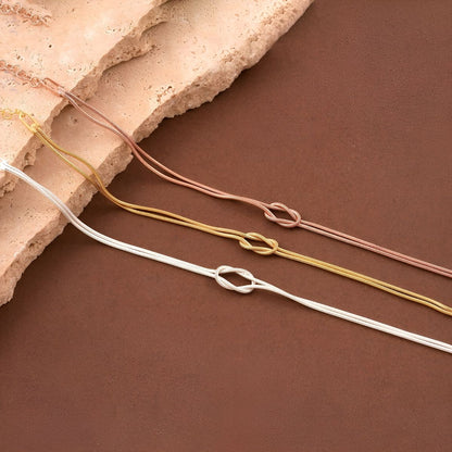 Vionarae - ミニマリストノットブレスレット