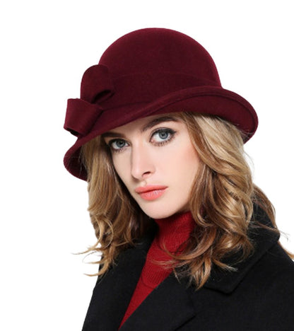 Magnolia - エレガントなブリム付きクロシェハット