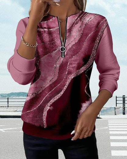 Brooke - スタイリッシュカジュアルスウェットシャツ