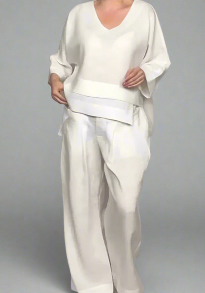 Milana - エレガントカジュアルツーピースセット