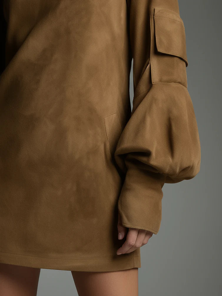 Delphira - スタイリッシュカジュアルミニドレス