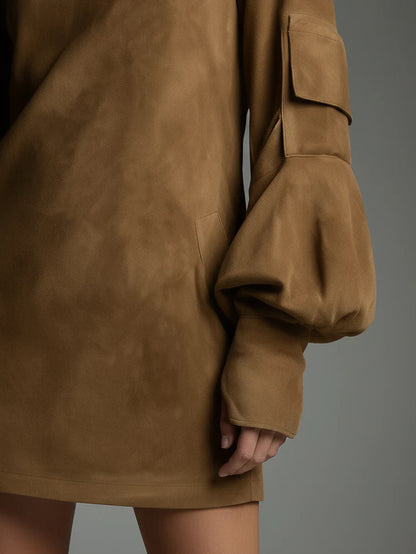 Delphira - スタイリッシュカジュアルミニドレス