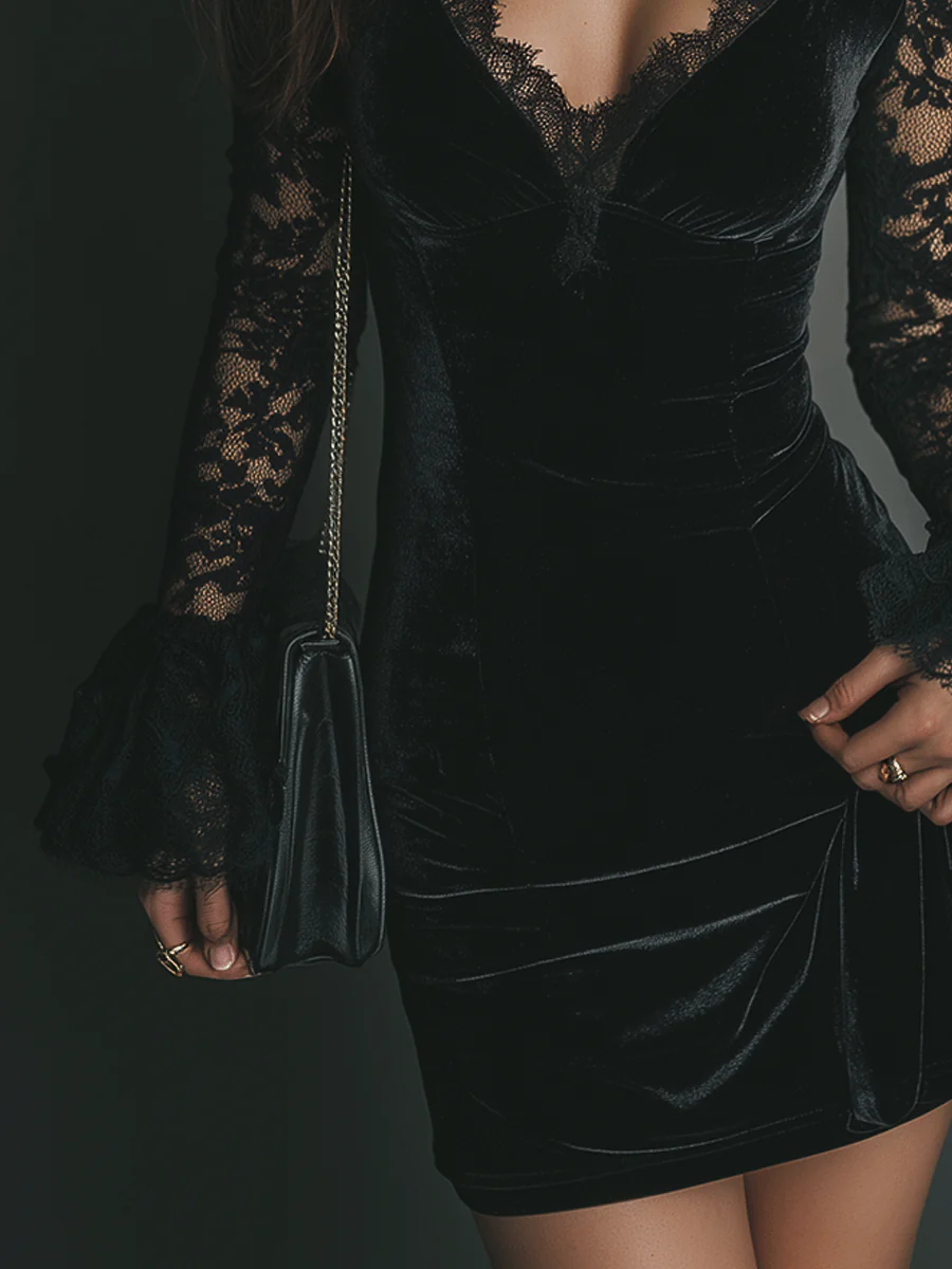 Mirellea - スタイリッシュカジュアルミニドレス