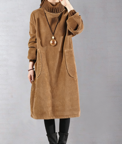 Brielyn - スタイリッシュなカジュアルミディドレス