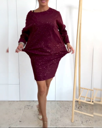 Meliorah - スタイリッシュカジュアルミニドレス