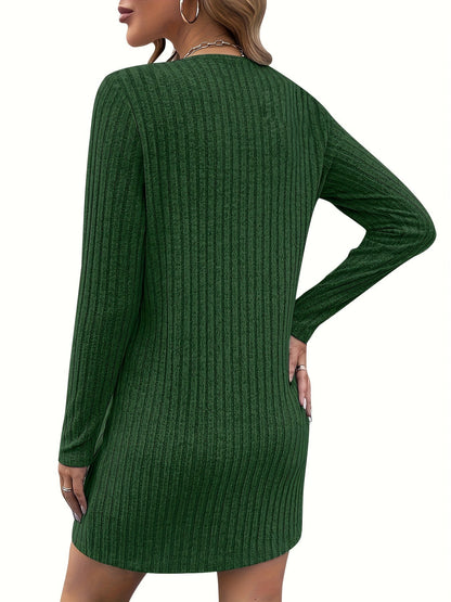 Aenora - スタイリッシュカジュアルミニドレス