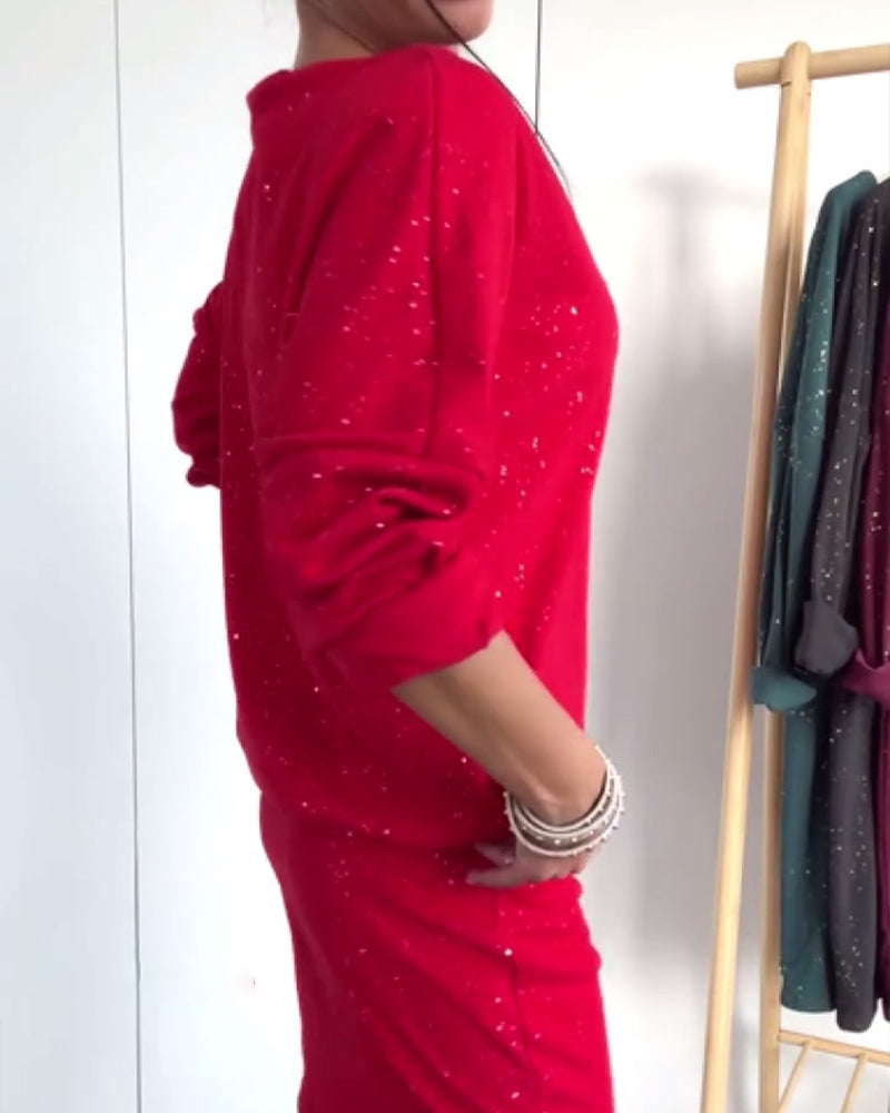 Meliorah - スタイリッシュカジュアルミニドレス