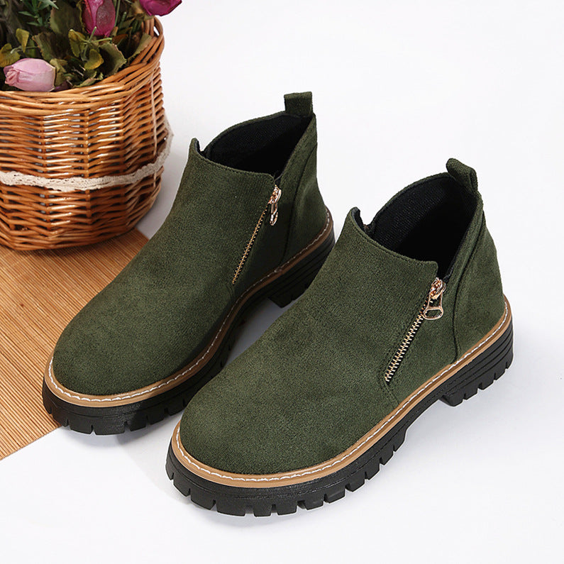 Evalynne - スタイリッシュカジュアルブーツ