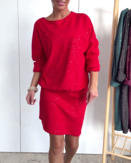 Meliorah - スタイリッシュカジュアルミニドレス