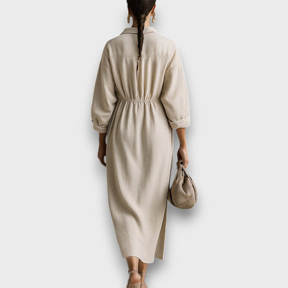 Laureline - スタイリッシュカジュアルマキシドレス