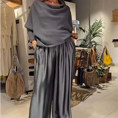 Zairielle - エレガントカジュアルツーピースセット