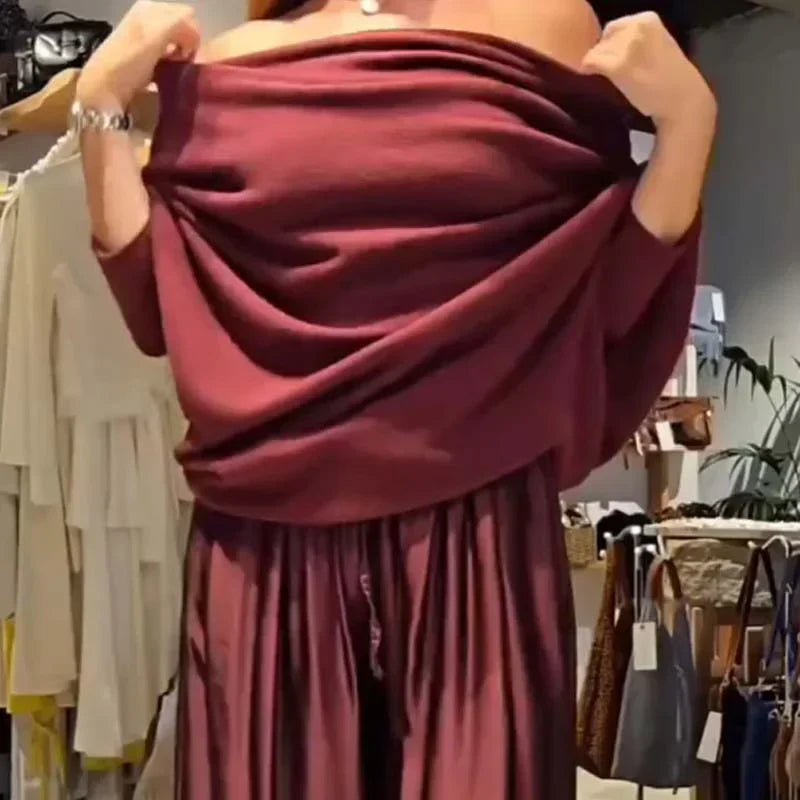 Zairielle - エレガントカジュアルツーピースセット